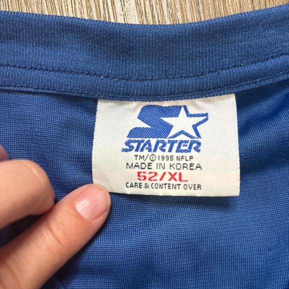 Vintage Starter Jersey Emmmitt Smith Cowboys Men XL #22 Nylon 1995 - Picture 10 of 11